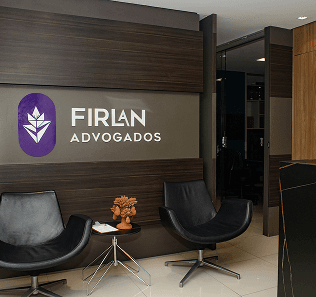Reception at the FIRLAN Advogados office Reception at the FIRLAN Advogados office